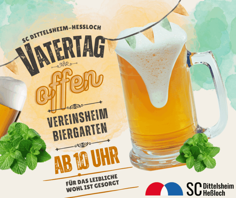 🍻 Vatertag am Vereinsheim! 🎉
