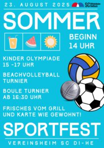 Sommerfest 2025 – Spiel, Spaß und Sonne beim SC Di-He!