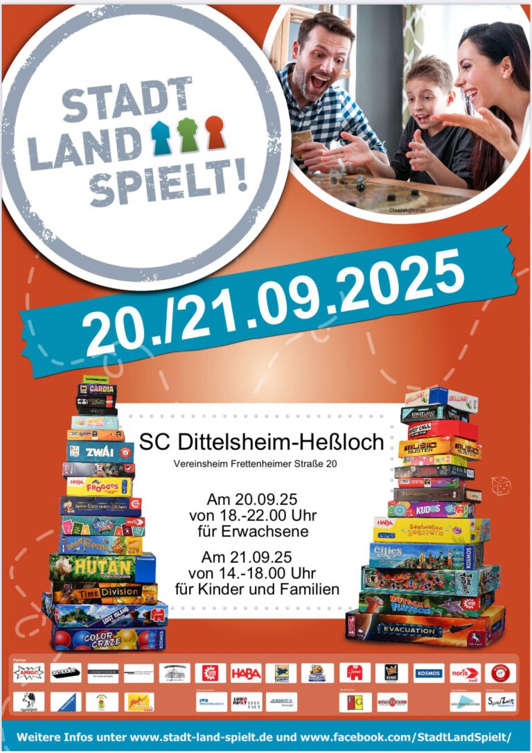 Stadt-Land-Spielt! 20./21.09.2025